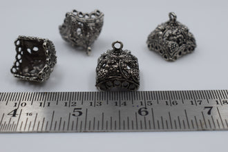 Antique Finish Silver Oxidised Jhumka (100 gm)