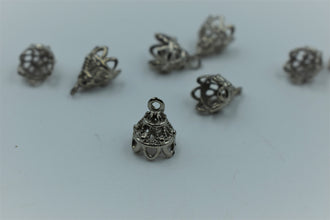 Small Size  Silver Oxidised Jhumka (100 gm)