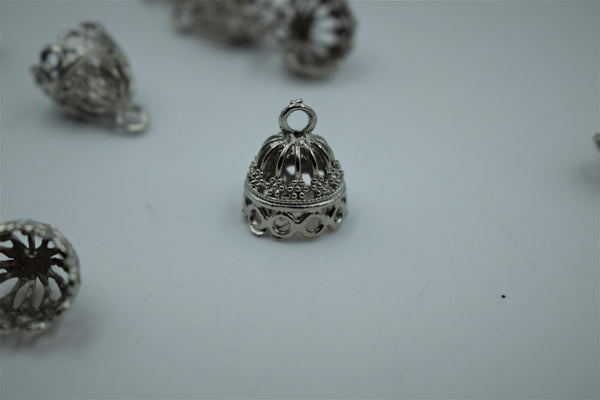 Small Size Beautiful Silver Oxidised Jhumka (100 gm)