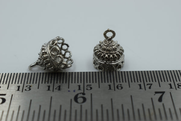 Small Size Silver Oxidised Jhumka (100 gm)