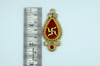 Drop Shape small size swastik buti(10 Pc)