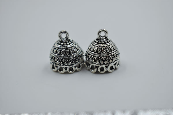 Small Size Alloy Silver Jhumka Base (100 gm)