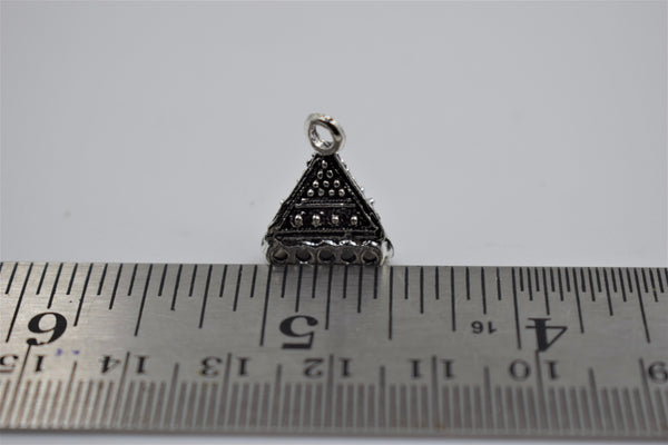 Small Size Alloy Silver Triangle Jhumka Base (100 gm)
