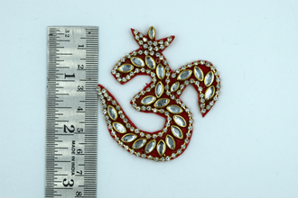 Om buti patch with kundan stones(5 Pc)