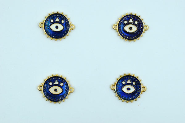 Round Unique Design Navy Blue Rakhi pendant (Pack of 12)