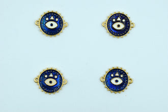 Round Unique Design Navy Blue Rakhi pendant (Pack of 12)
