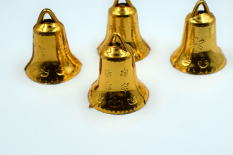 Flower Pattern CCB Bell (10 Pcs)