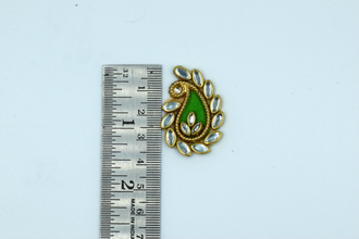 Light Green Kundan Ambiya Buti For Decoration(Pack of 10 Pcs)