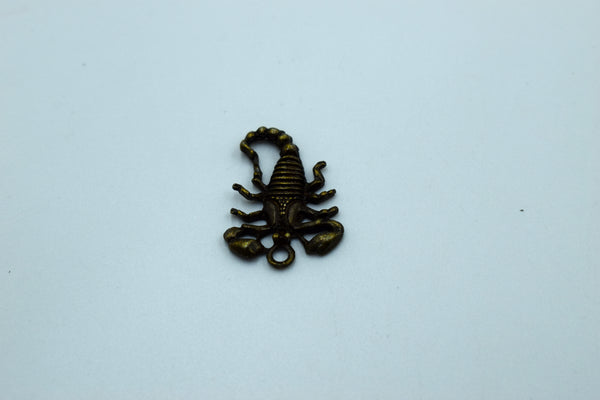 Funky Scorpion Black Metal Charm (Pack of 10)