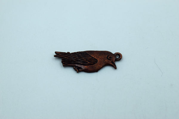 Vintage Look Bird Charm (10 Pcs)