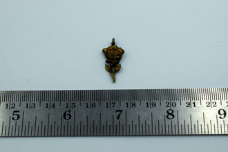 Beautiful Black Metal Rose With Golden Tint (10)