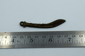 Sword Black Metal Charm (10 Pc)