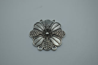 Oxidised Silver Choker Pendant